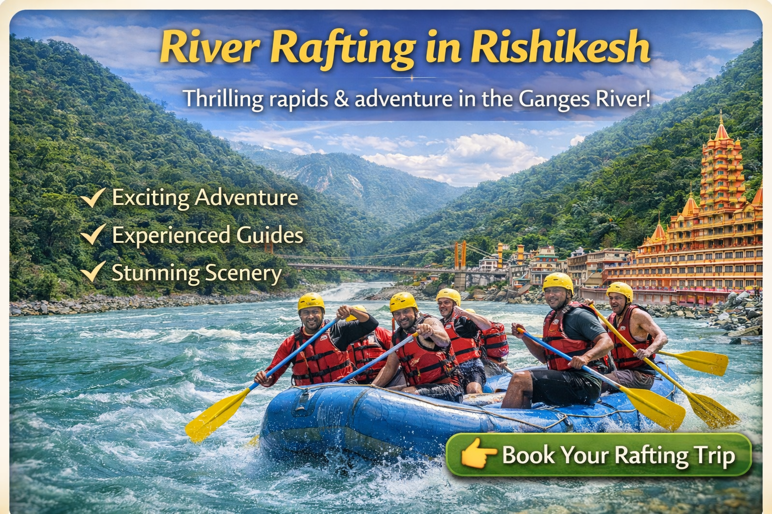 River rafting in Rishikesh